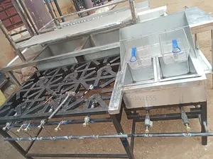 Gas Burner With Deep Fryer