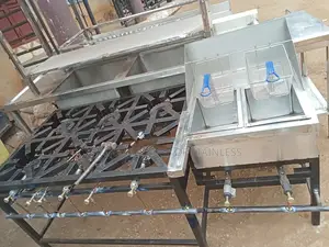 Gas Burner With Deep Fryer