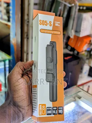 S05-S Vlogging Tripod Selfie Stick With Pro Led Fill Light (105cm)