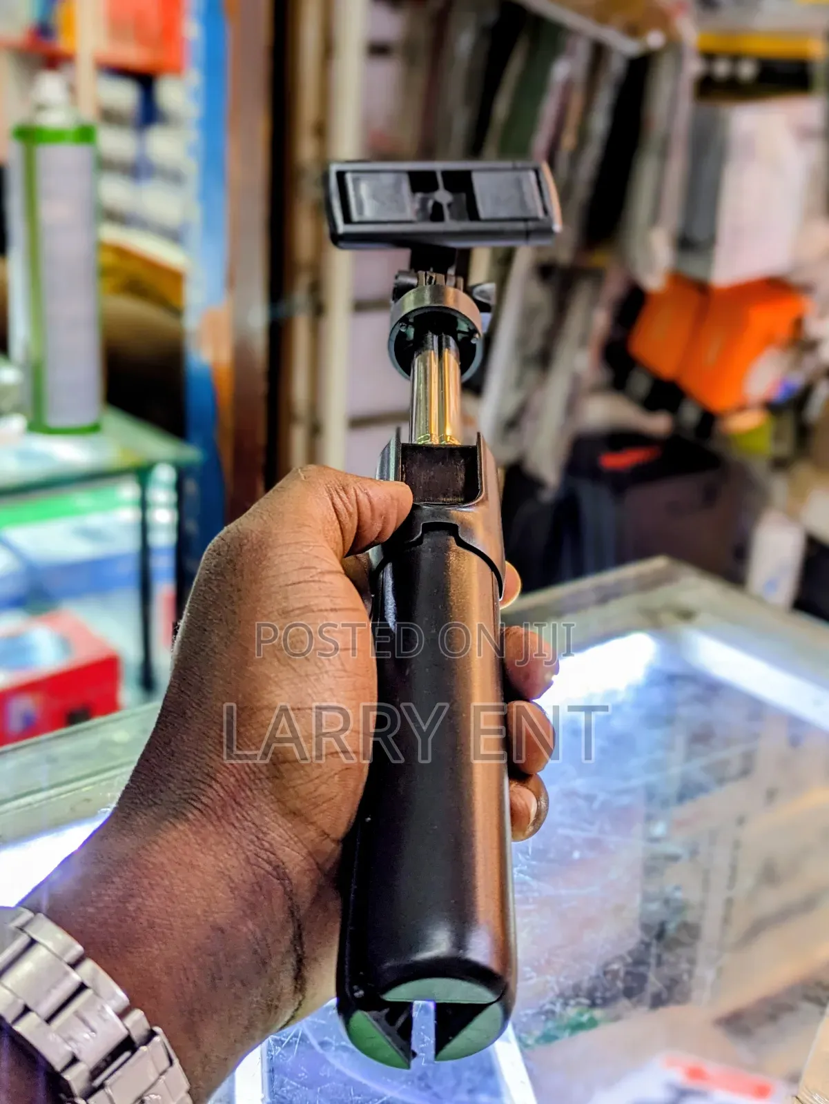 Heavy-Duty Selfie Stick Tripod for Travel W/ Wireless Remote Light