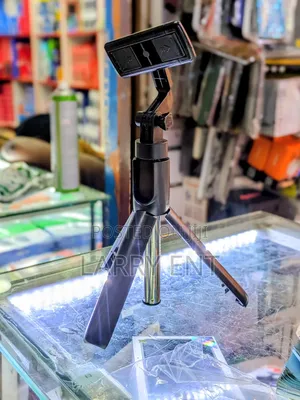 Heavy-Duty Selfie Stick Tripod for Travel W/ Wireless Remote Light