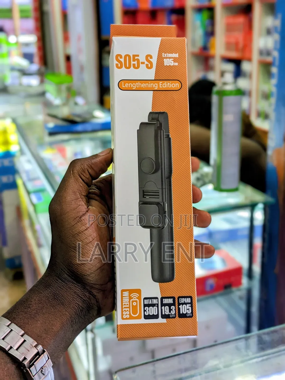 Heavy-Duty Selfie Stick Tripod for Travel W/ Wireless Remote Light