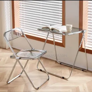 Acrylic Foldable Transparent Table With Chair