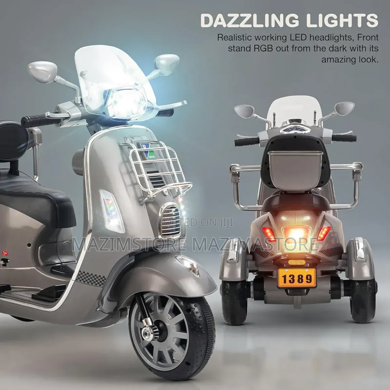 Kids Double Music Light Motorcycle