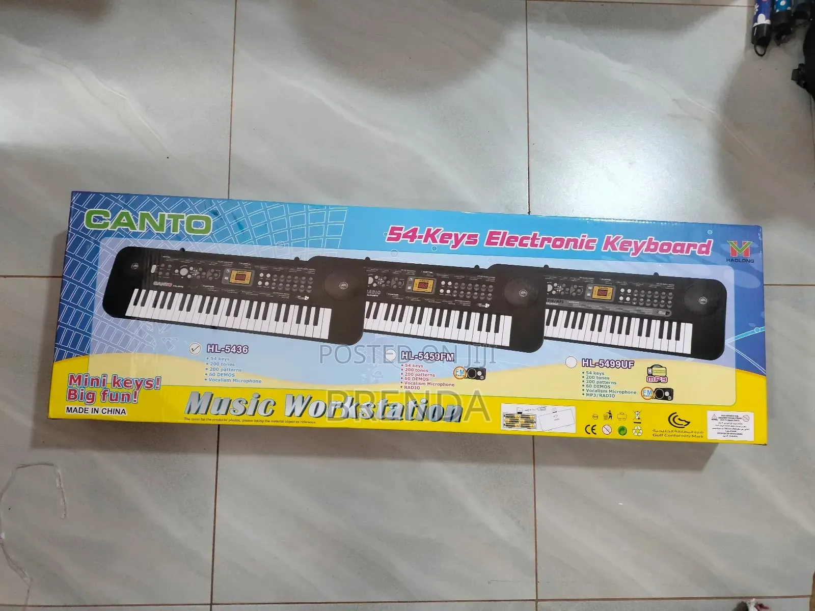 Brand New Big Canto 54 Electronic Keyboard or Piano