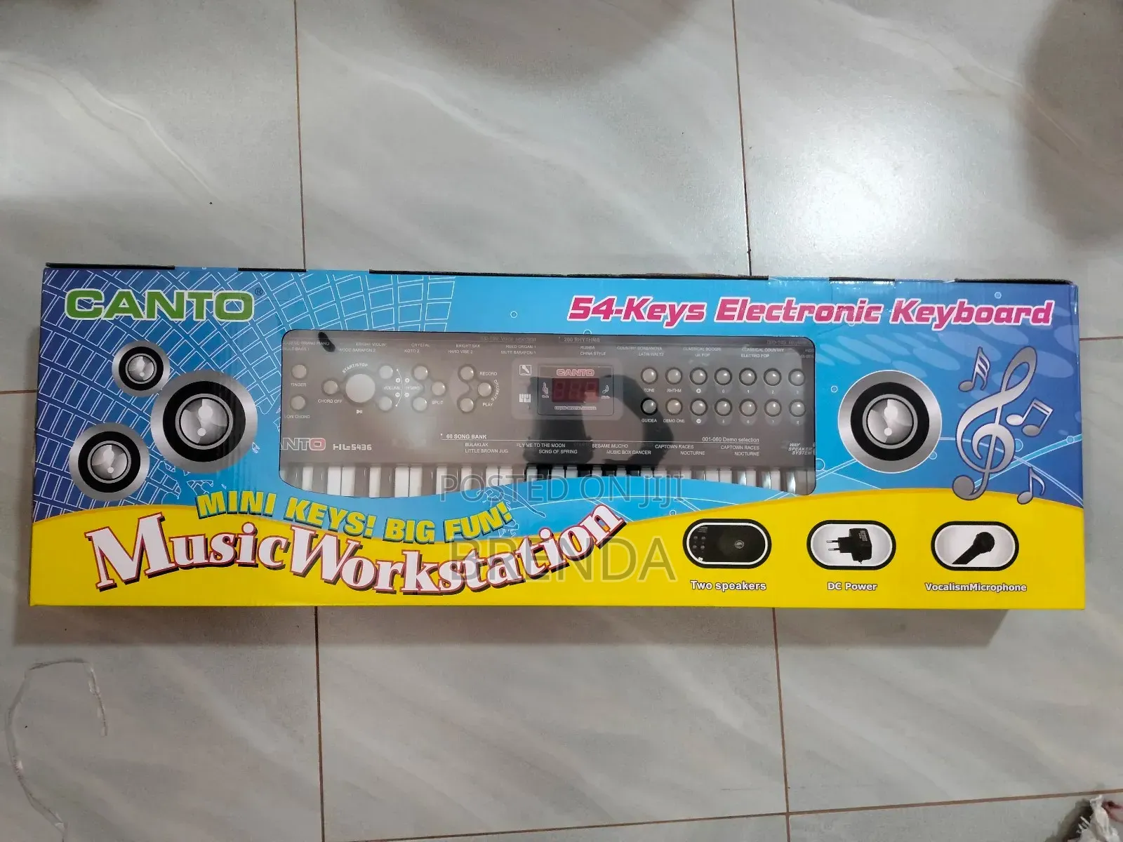Brand New Big Canto 54 Electronic Keyboard or Piano