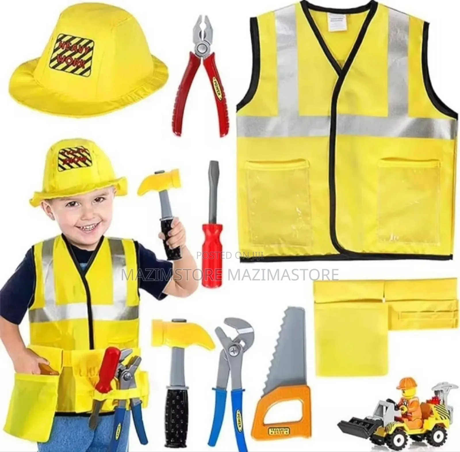Kids Engineer Role Play Costume Set