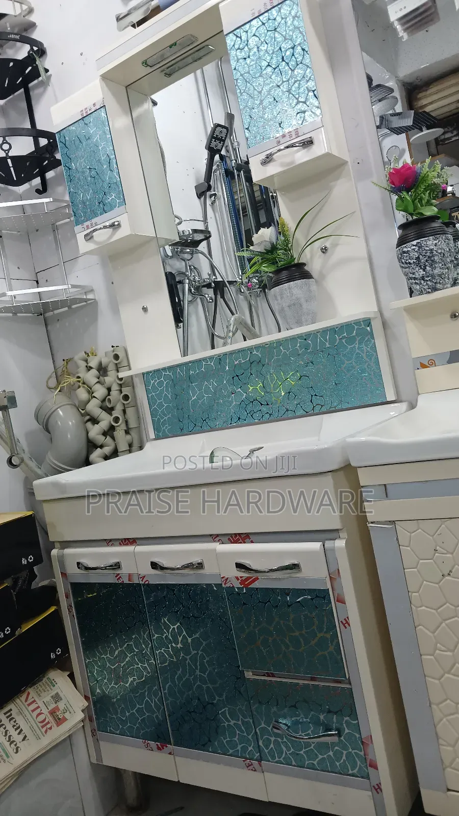 Blue Coloured Basin Carbin