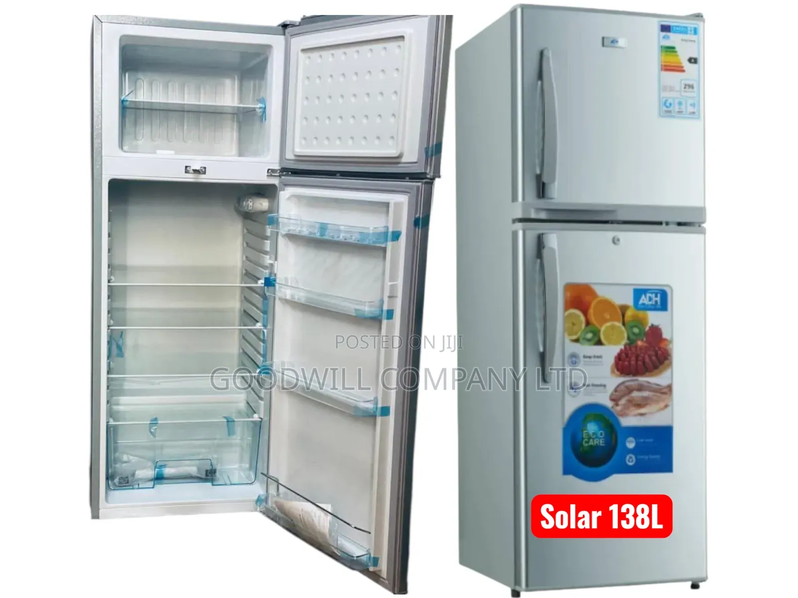 138 Liters Adh Solar Refrigerator Model401040