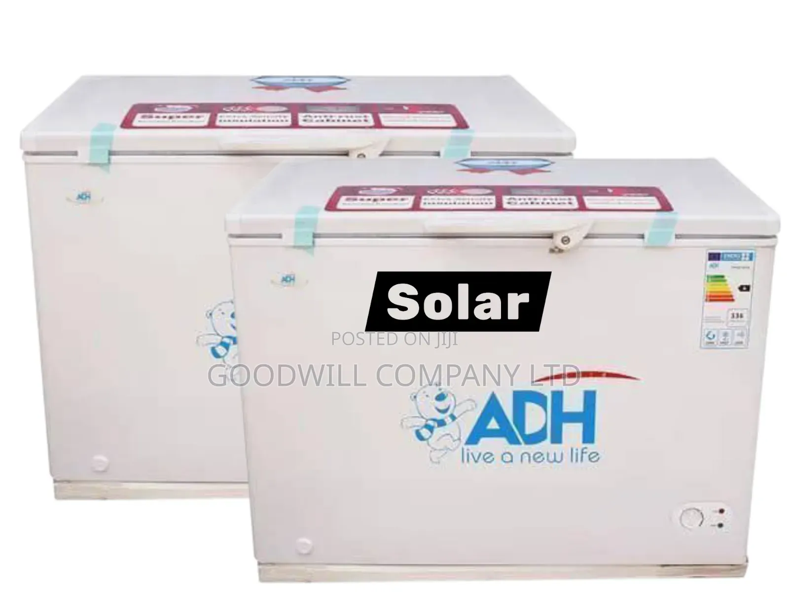 350 Liters Adh Solar Chest Deep Freezer Model401040