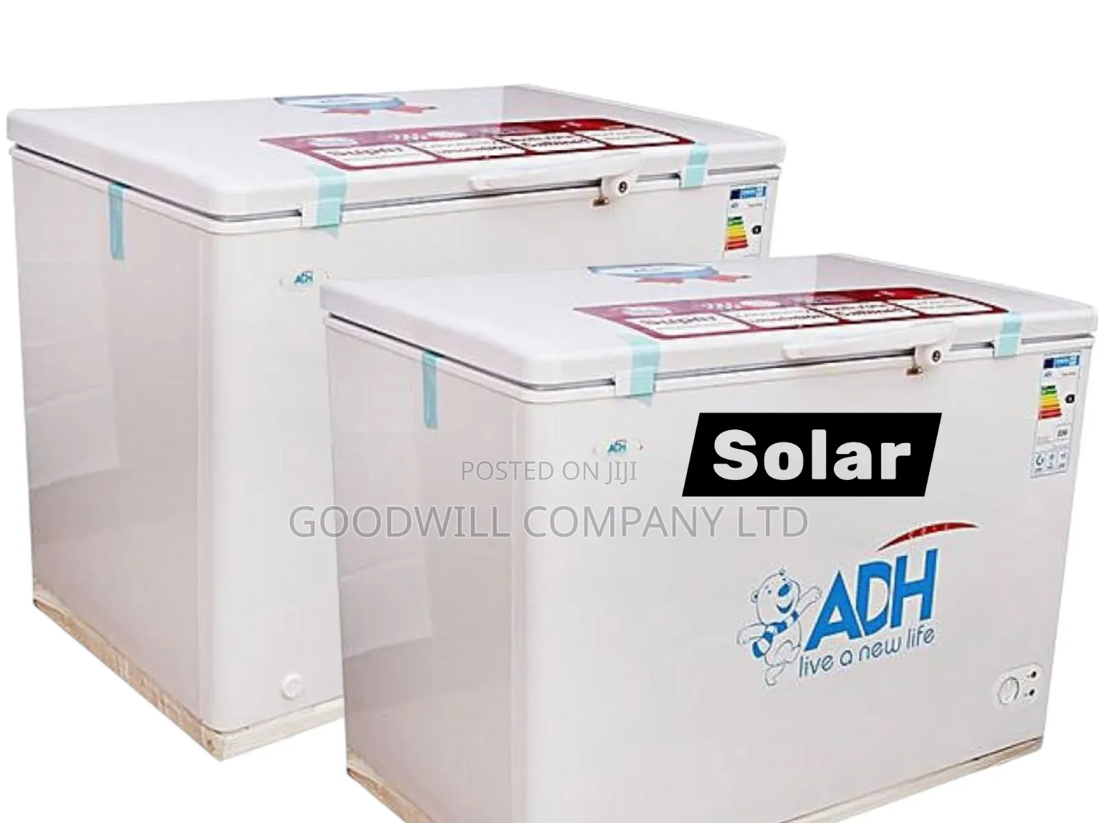 350 Liters Adh Solar Chest Deep Freezer Model401040