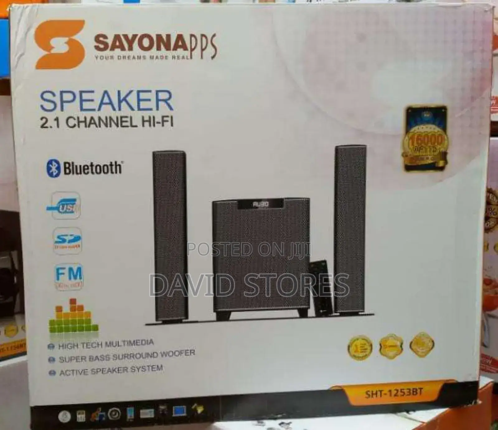 Sayona SHT-1253bt Home Theater – Black