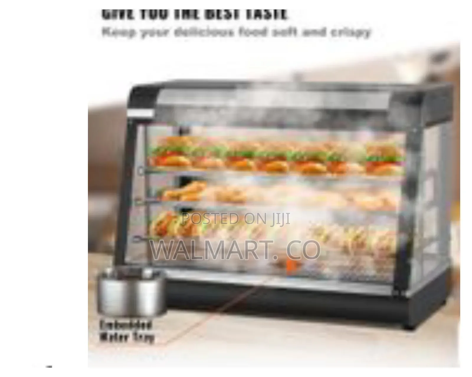 65*45*68cm Countertop Food Warmer Display Case 3 Shelf