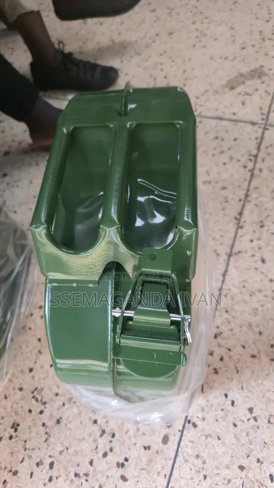 Army Metallic Jerican for Storing Fuel