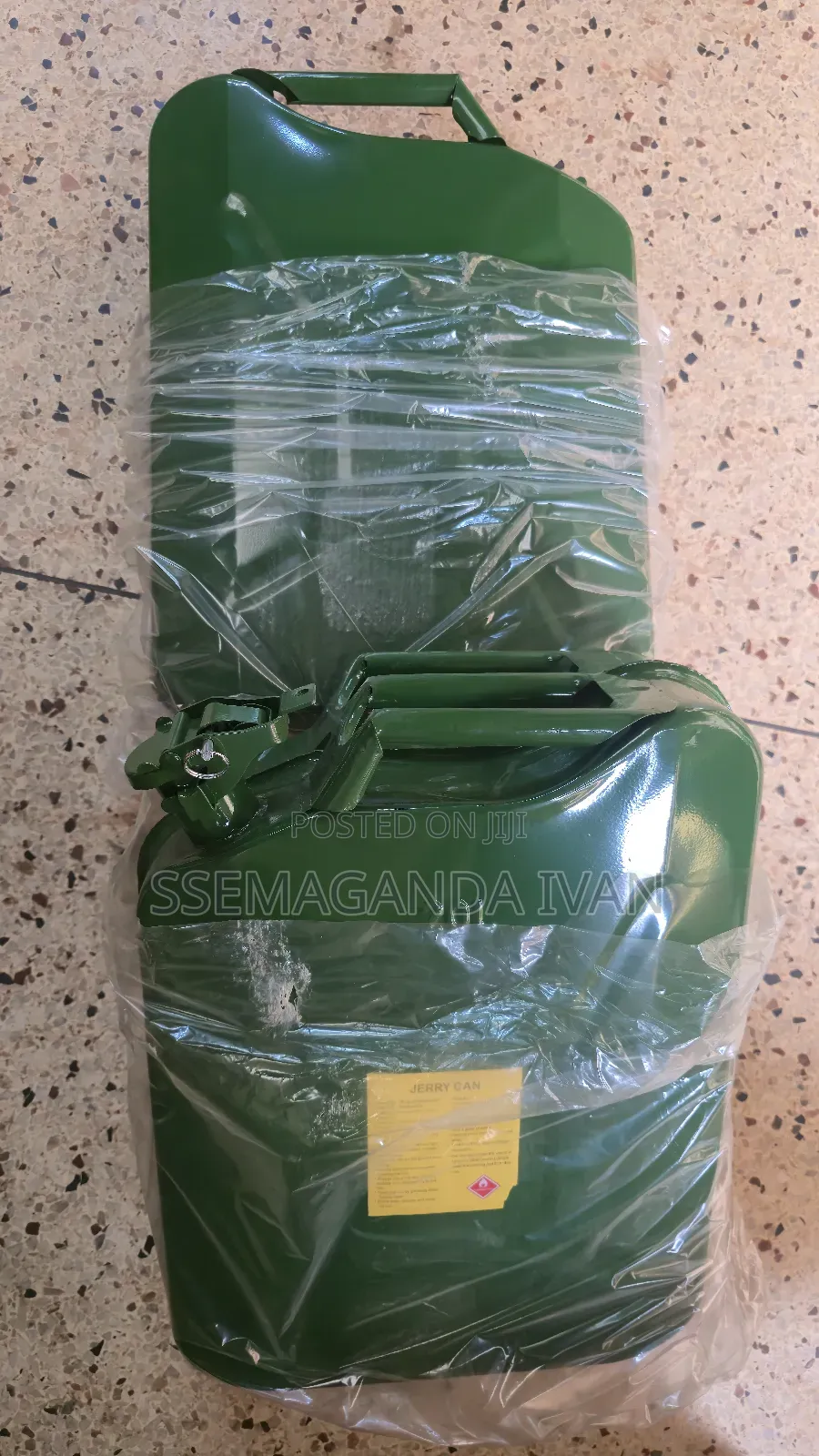 Army Metallic Jerican for Storing Fuel