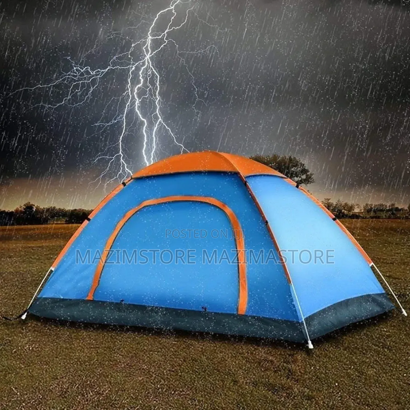Two People Full Manual Camping Tent With Carry Bag