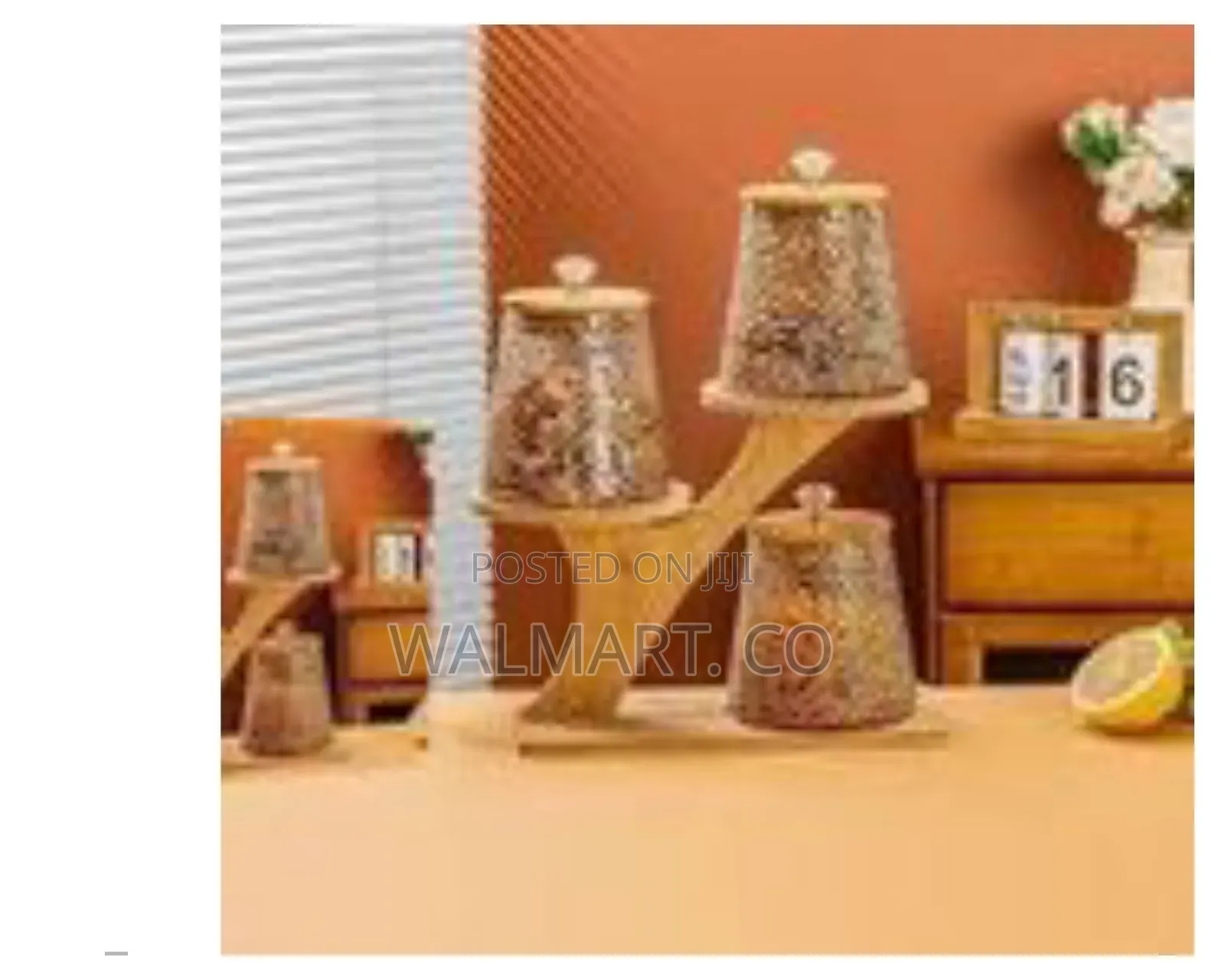 3 PCS Round Air Tight Food Storage Canister Set