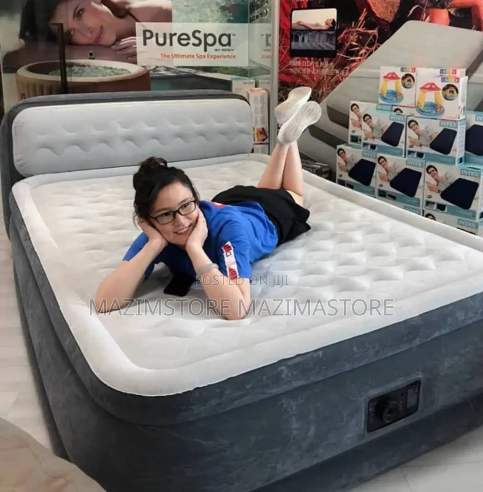 Heavy Duty Inflatable Air Mattress With Inbuilt Pump