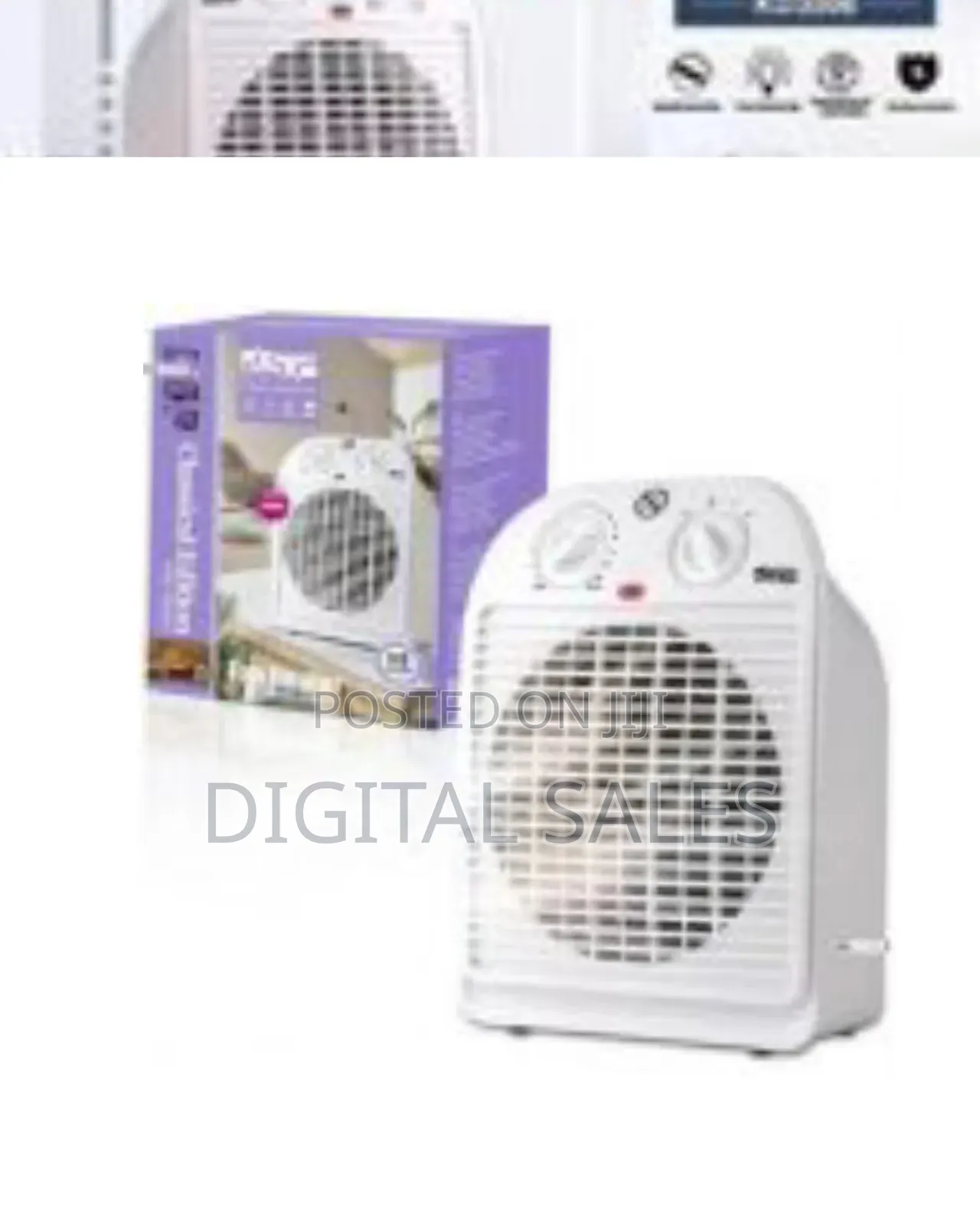 DSP Home Electric Fan Heater Mini Fan