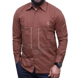 Colourful Kitengi Linen Shirt