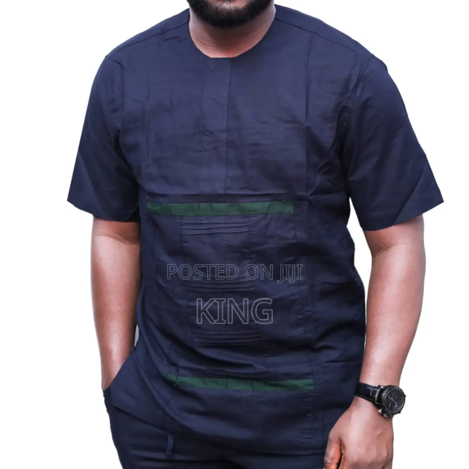 Cultural Kitengi Linen Shirt