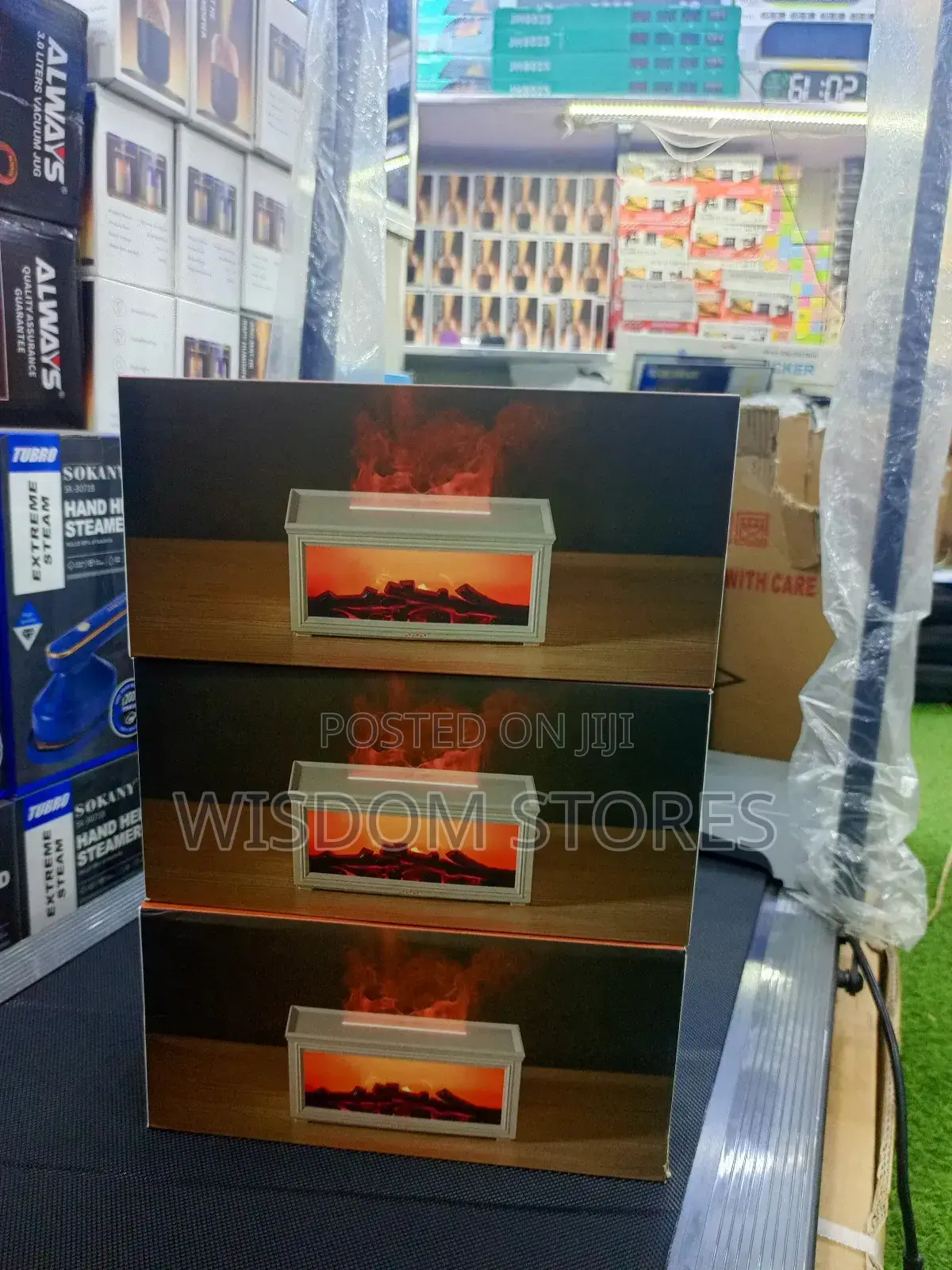 Fireplace Flame Aroma Diffuser and Humidifier.