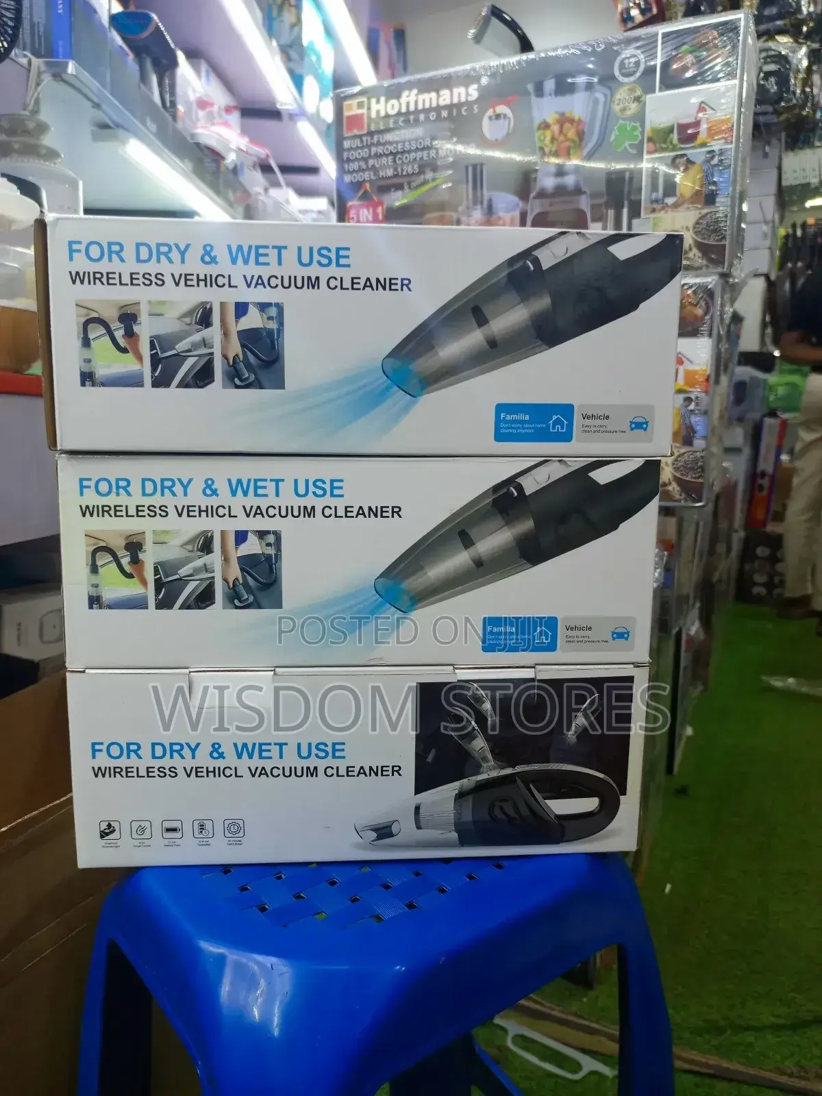Wireless Vehicle Vacuum Cleaner.