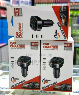 Multifunction Wireless Car Charger and Mp3 Player.