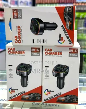 Multifunction Wireless Car Charger and Mp3 Player.