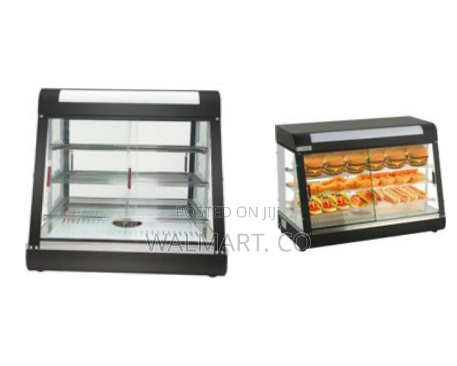 90*45*60cm Countertop Food Warmer Display 3 Shelf Case