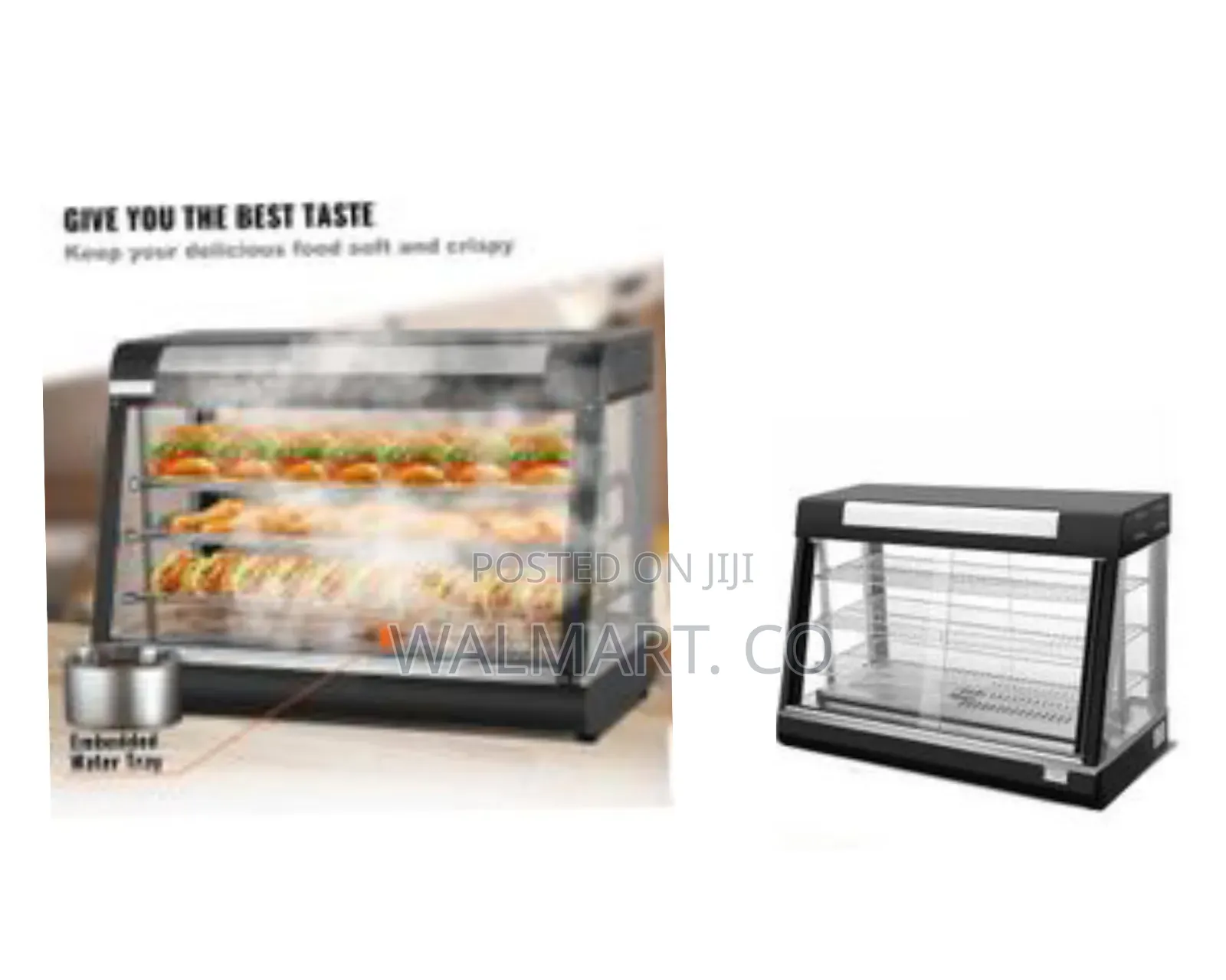 90*45*60cm Countertop Food Warmer Display 3 Shelf Case