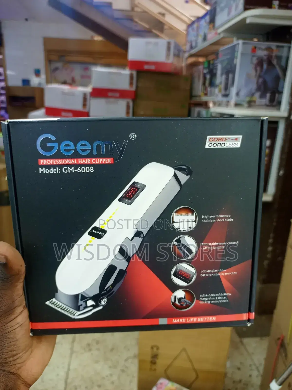Geemy Professional Hair Clipper