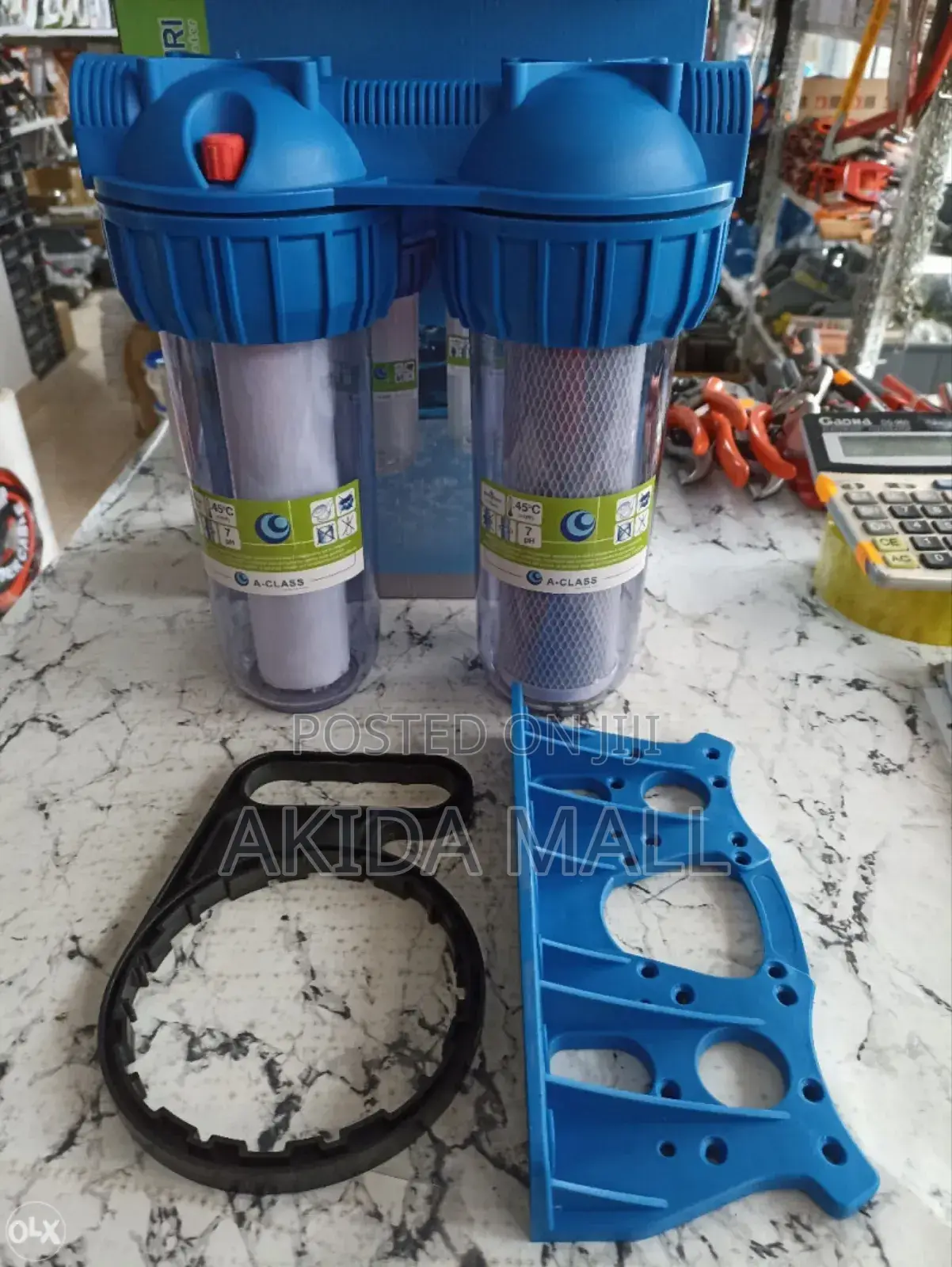 10inch Aqua Shine Dual Whole House Water Filter System