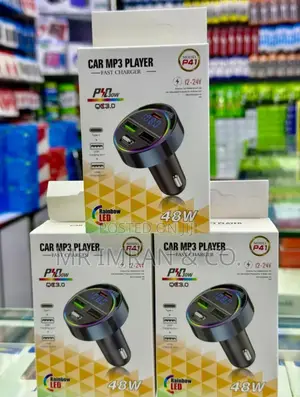 P41 Car Mp3 Player and Fast Charger.