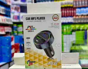 P41 Car Mp3 Player and Fast Charger.
