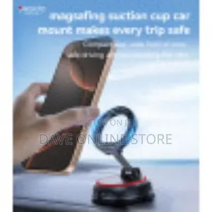 C219 360 Rotation and Folding Zinc Alloy Suction Cup Car Phone Holder