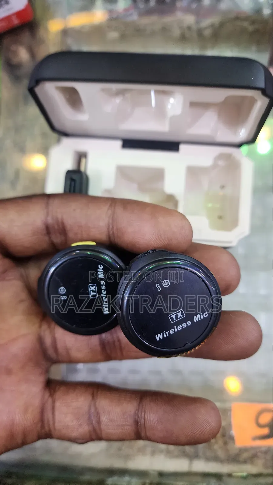 2pcs Wireless Lavalier Magnetic 2.4ghz Noise Canceling Type C Clip