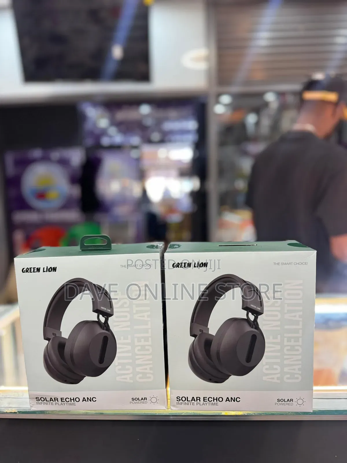 Green Lion Solarecho Anc Infinite Playtime Head Phones