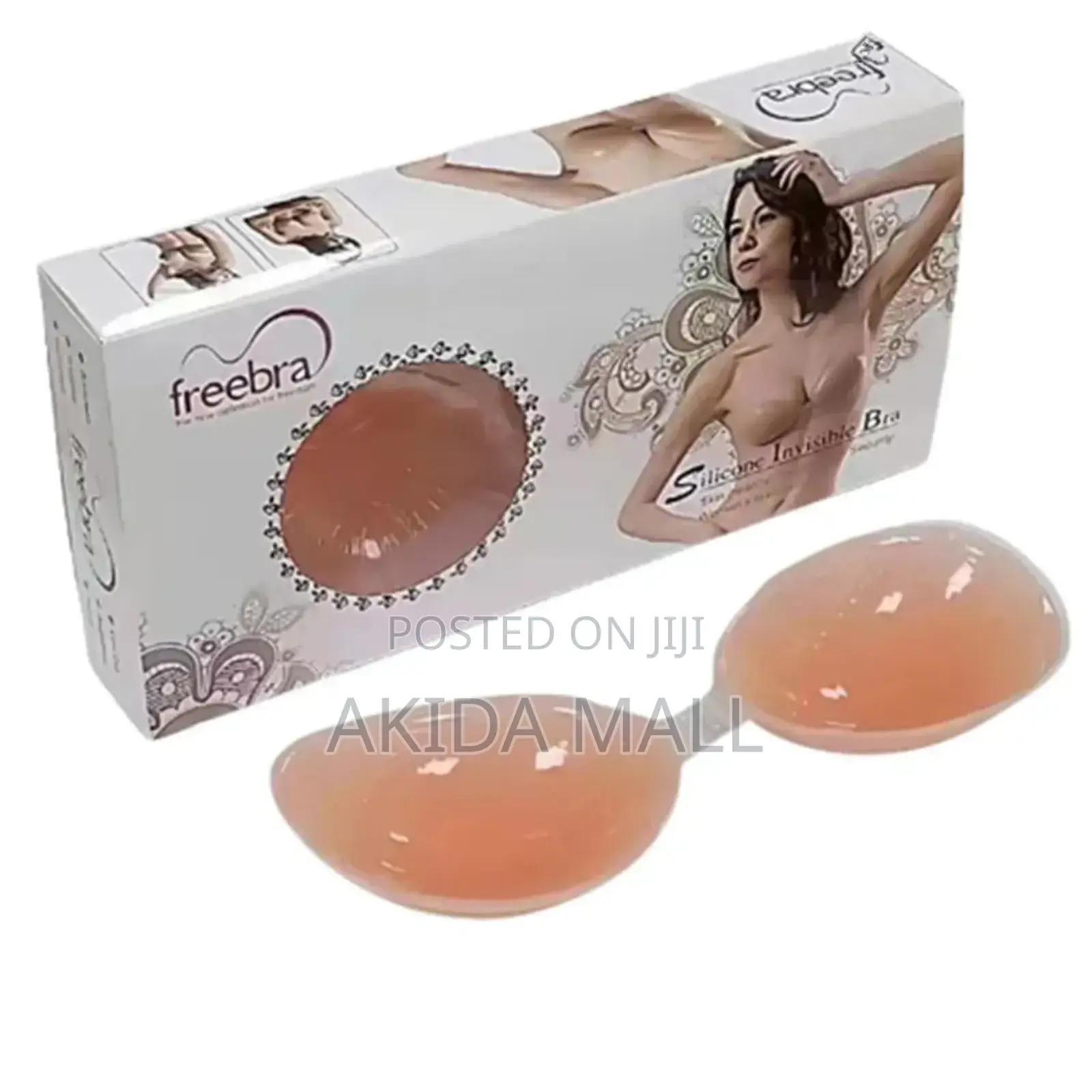 Adhesive, Strapless, and Backless Lift Up Invisible Silicone Bra