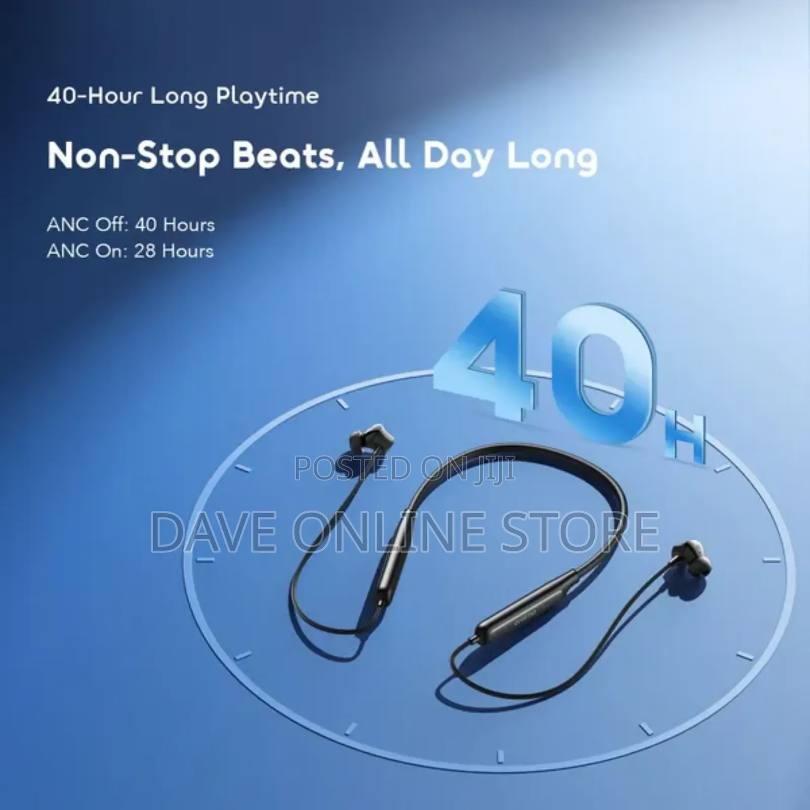 Oraimo Necklace 5 30db Noise Cancellation Call Vibration Earphones