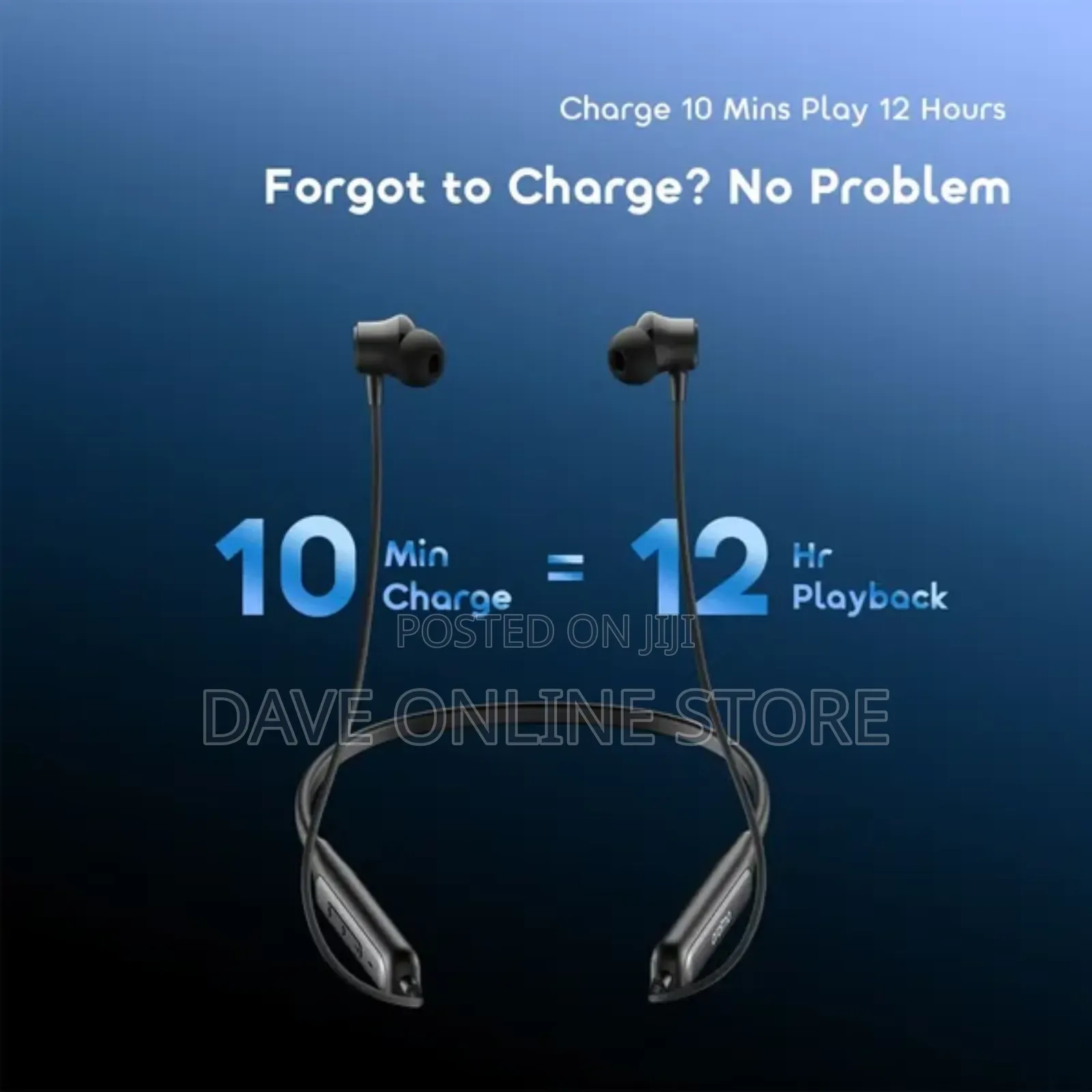 Oraimo Necklace 5 30db Noise Cancellation Call Vibration Earphones