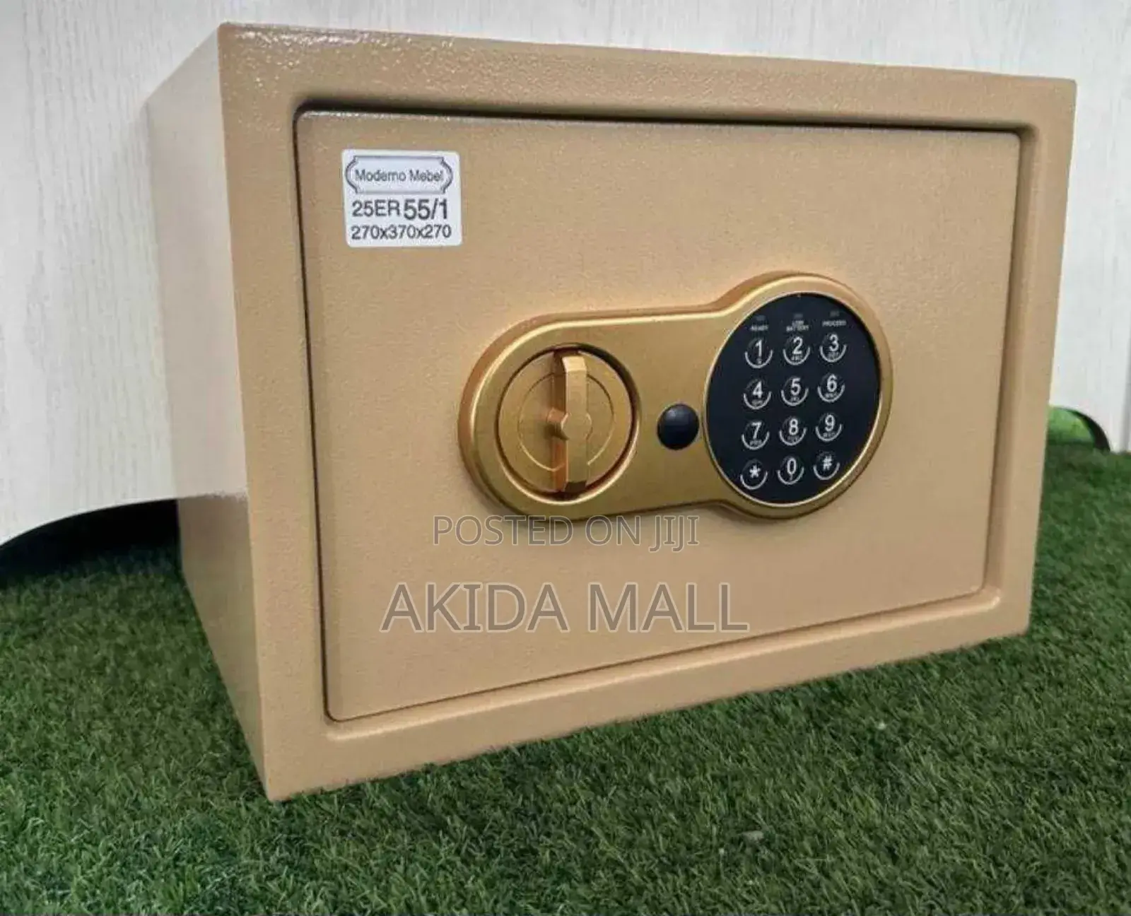 9kg 35x25x25cm Wall & Floor Mounted Hotel Dual Lock Digital Safe Box