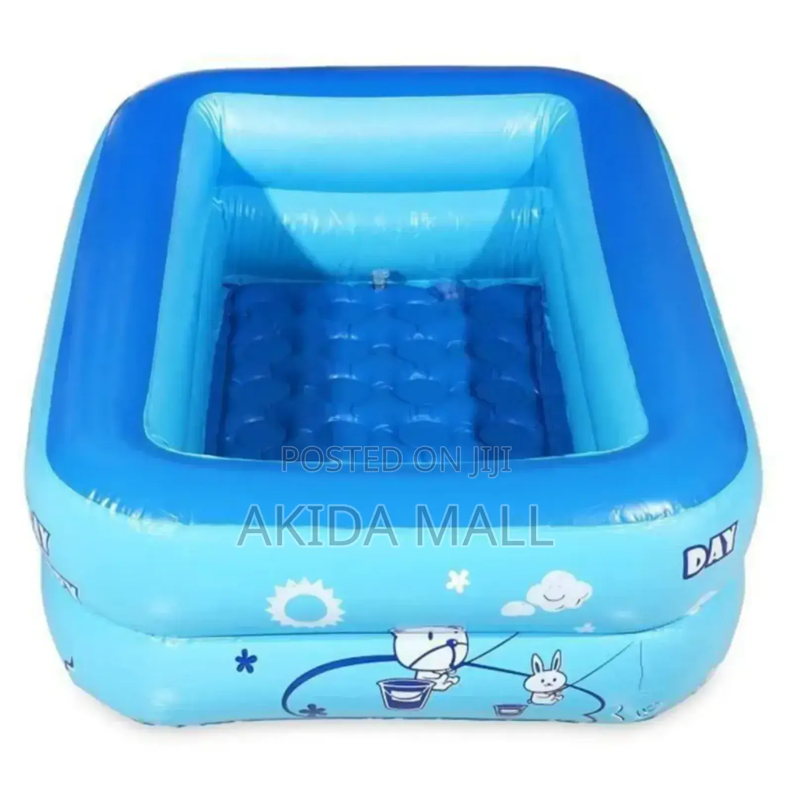 Intex Double Ring Kids Inflatable Swimming Pool With Free Pump