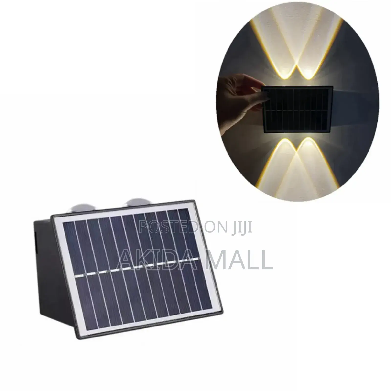 4w Solar Up Down Wall Light Solar Garden Light With Day Night Sensor