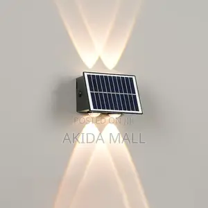 4w Solar Up Down Wall Light Solar Garden Light With Day Night Sensor