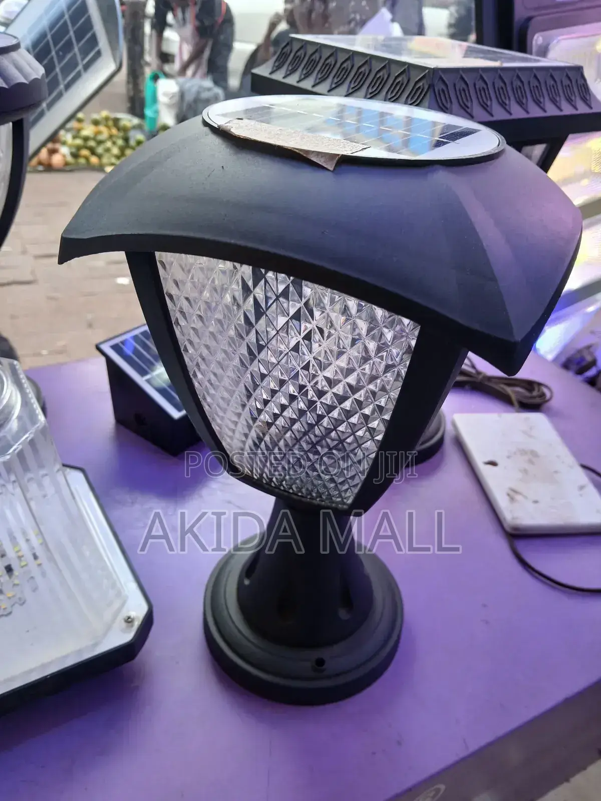 Solar Gate and Wall Pillar Light