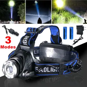 3modes Multifunctional Rechargeable Headlamp WTH Adjustable Headband