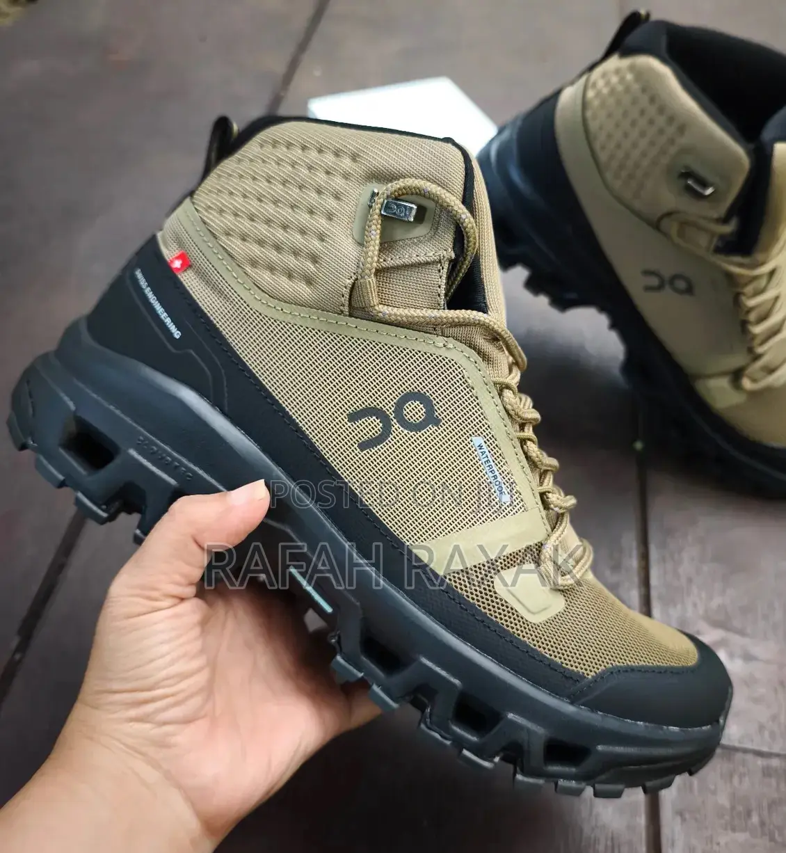 Original Men’S On Cloudrock 2 Waterproof Hiking Sneaker Boots