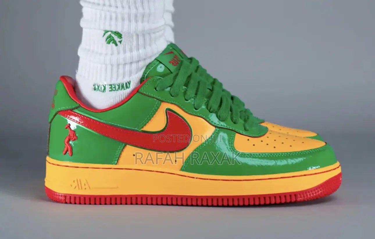 Nike Air Force 1 Low X Lil Yachty Concrete Boys Lucky Green Sneakers