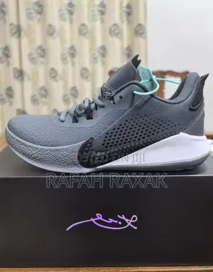 Original Cool Grey Nike Kobe Mamba Fury Basketball Sneakers